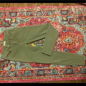 Madewell 9” High Riser Olive Green 27